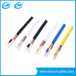 China Factory Rg59 with F-Connector Coaxial Cable for Surveillance System
