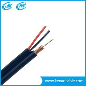 High Braiding TV Cable RG6 with 2 Power Cable (RG6 + 2DC) for CCTV/CATV Application