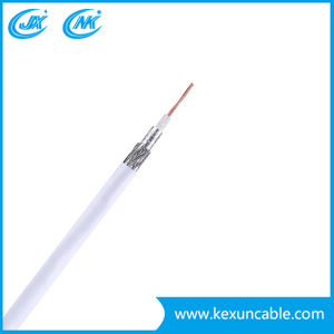 Telecommunication RG6 Coaxial Cable with Steel Messenger for Matv/CATV /Satellite